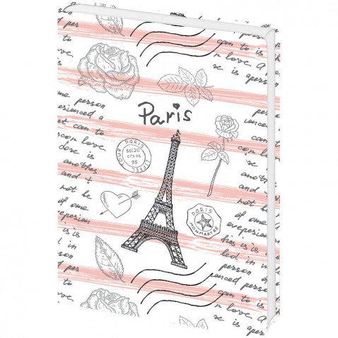 Zápisník 13 x 19 cm linkovaný Lyra Paris love M