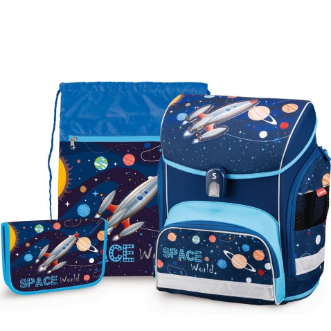 Školní anatomická aktovka Stil Infinite Space SET