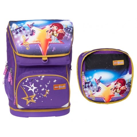 Školní aktovka LEGO Friends Pop Star Large 2dílný set
