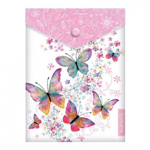 Plastový obal s drukem A6 Butterfly