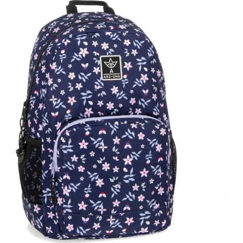 Studentský batoh ArsUna Navy Bloom AU14