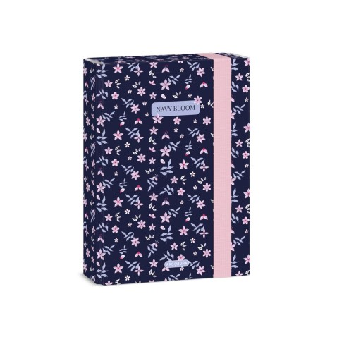 Box na sešity A5 ArsUna Navy Bloom