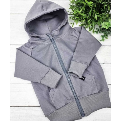 Dětská mikina zipper GREY