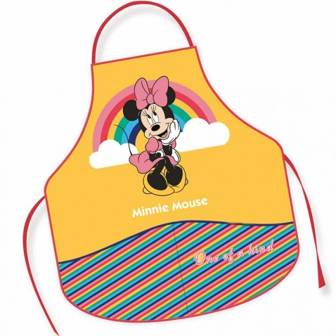 Zástěra na malování Minnie Rainbow