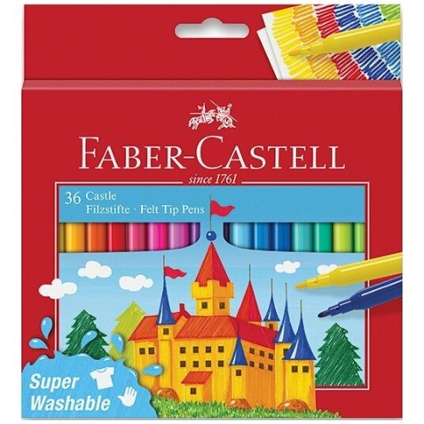Dětské fixy Faber-Castell Castle 36 barev