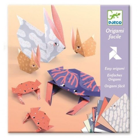 Origami sada Djeco - Zvířecí rodinky