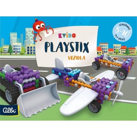 Kvído - Stavebnice Playstix - vozidla