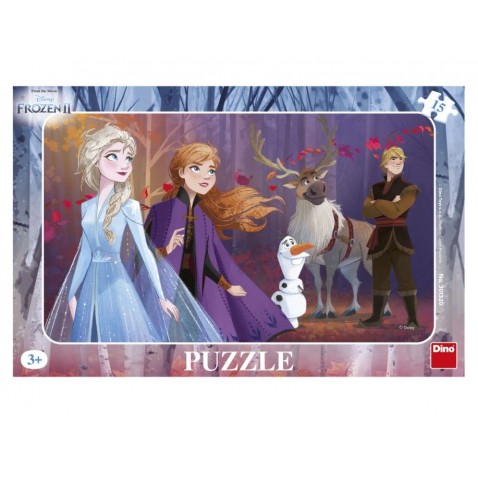 Puzzle deskové Ledové království II/Frozen II 15 dílků