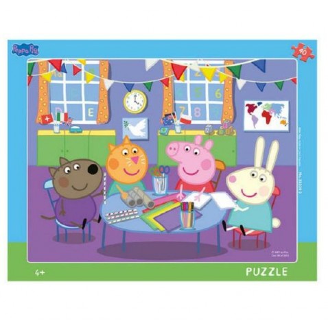 Puzzle deskové Prasátko Peppa 40dílků 37x29cm