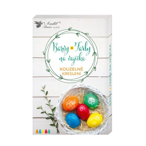 Velikonoční barvy na vajíčka gelové Kouzelné kreslení 5 barev