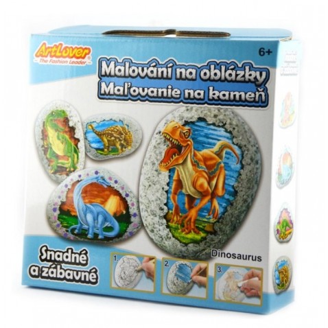 Malování na oblázky/kameny Dinosaurus kreativní sada