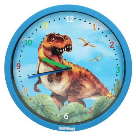 Nástěnné hodiny Dino world