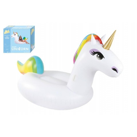 Lehátko/matrace nafukovací jednorožec s úchyty 282x136x137cm