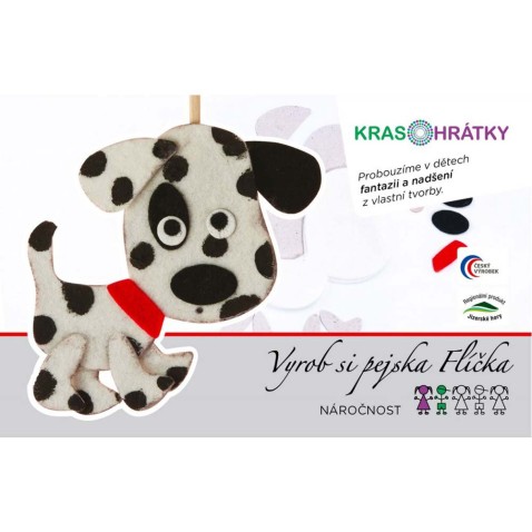 Krasohrátky kreativní set pejsek Flíček