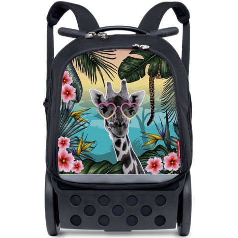 Školní batoh s kolečky Nikidom Roller UP Safari