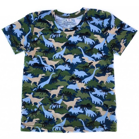 Dětské tričko DINOSAURUS MASKÁČ krátký rukáv