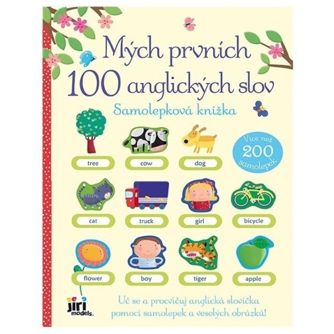 Samolepková knížka 100 anglických slov
