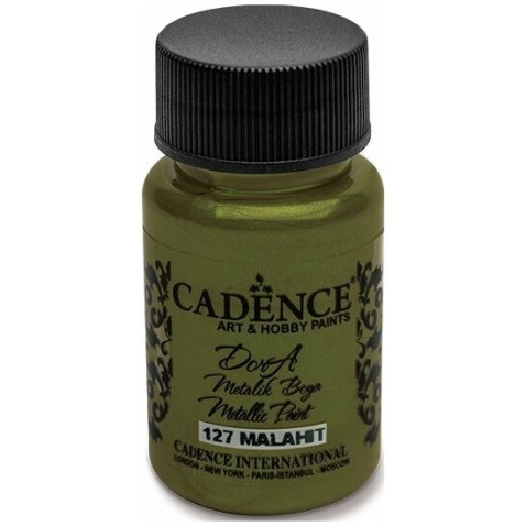 Akrylové barvy Cadence Dora Metalic 50ml zlatozelená