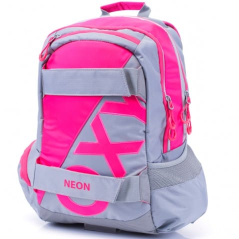 Studentský batoh OXY Sport Neon Pink