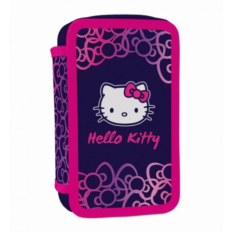 Penál dvoupatrový Hello Kitty KIDS vybavený