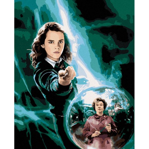 Zuty Malování podle čísel na rámu - PLAKÁT HARRY POTTER A FÉNIXŮV ŘÁD HERMIONA