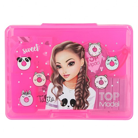 Mini set na psací stůl Top Model růžová