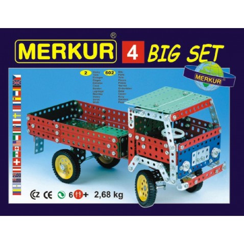 Stavebnice MERKUR 4 40 modelů 602ks