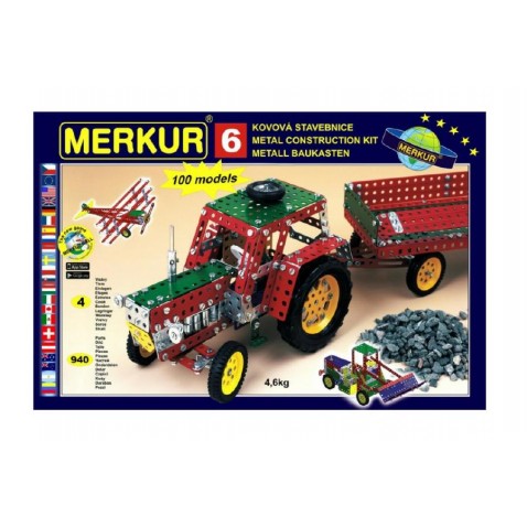 Stavebnice MERKUR 6 100 modelů 940ks