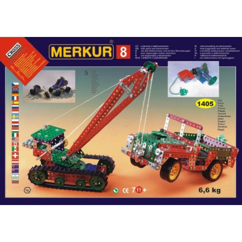 Stavebnice MERKUR 8 130 modelů 1405ks