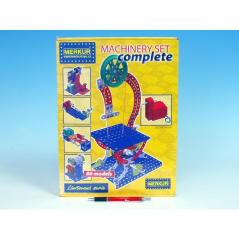 Stavebnice MERKUR Machinery set Complete 80 modelů