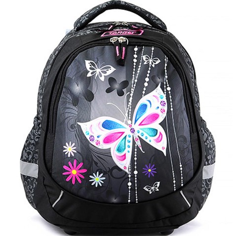 Školní batoh Target Motýly černý