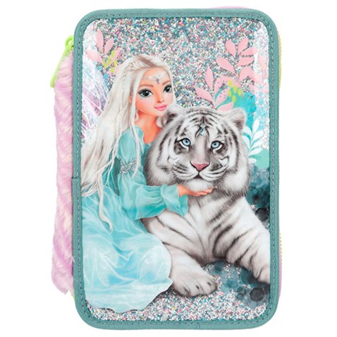 Třípatrový penál Top Model Víla s tygrem