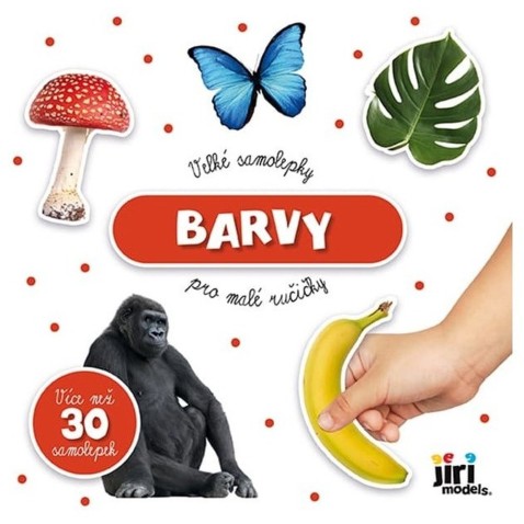 Velké samolepky pro malé ručičky Barvy