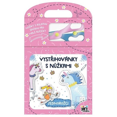 Vystřihovánky s nůžkami Jednorožci