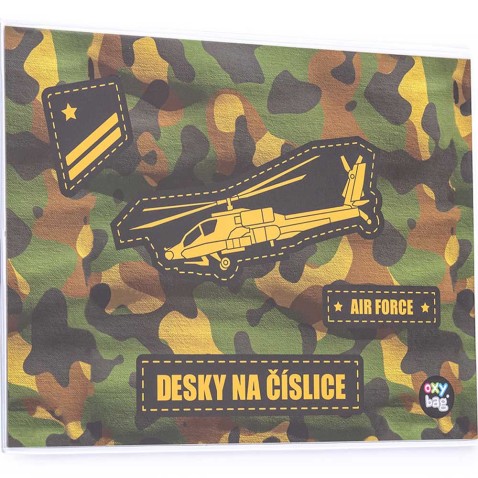 Desky na číslice Helikoptéra