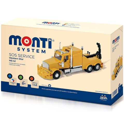 Stavebnice Monti 42 SOS Service Western star 1:48