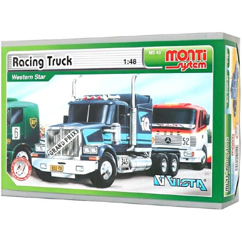 Stavebnice Monti 43 Racing Truck Western star 1:48