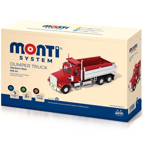 Stavebnice Monti 44 Dumper Truck Western star 1:48