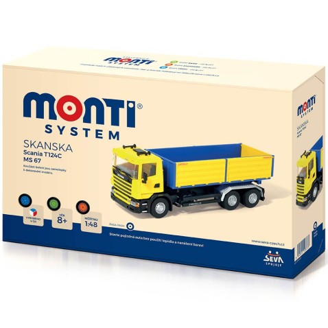 Stavebnice Monti 67 Scania Skanska 1:48