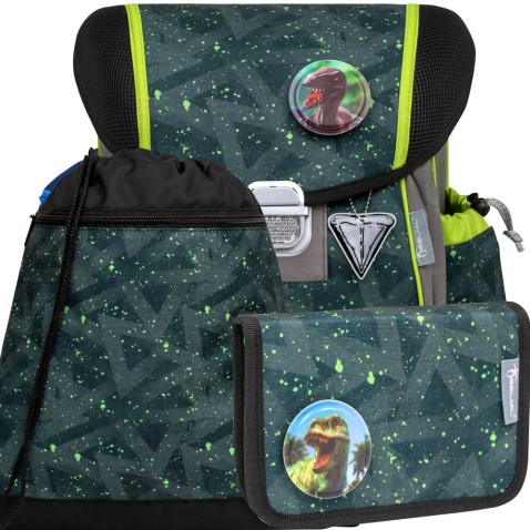 Školní batoh BELMIL 403-13 Green Splash - SET