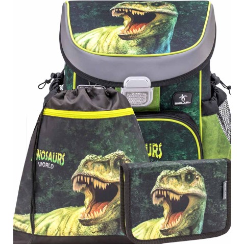 Školní batoh Belmil MiniFit 405-33 Dinosaur World 2 SET