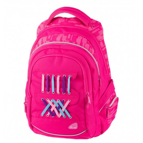 Školní batoh Walker FAME Laces Pink