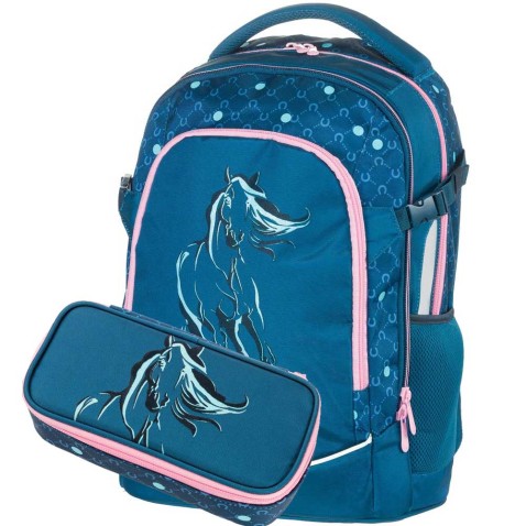 Školní batoh pro 2 stupeň Walker Fame 2.0 Lucky Horse 2dílný set