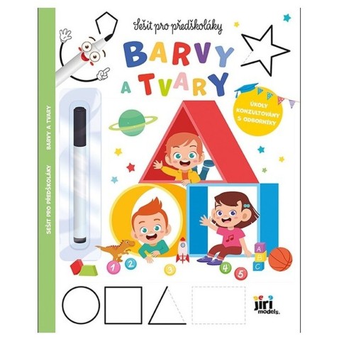 Sešit pro předškoláky Barvy a tvary