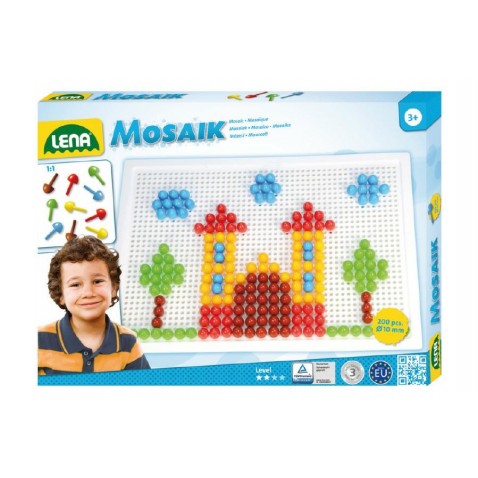 Mozaika klobouček 1cm hladký 200ks