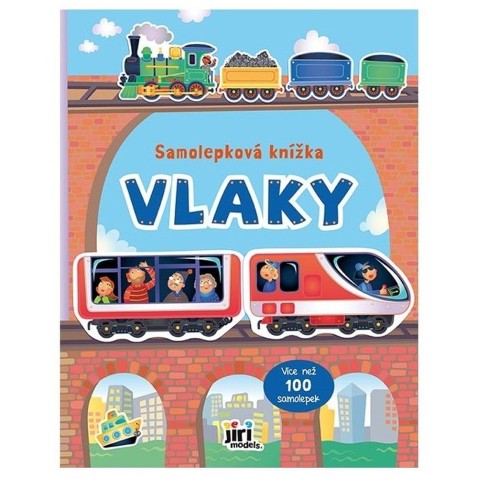 Samolepková knížka Vlaky