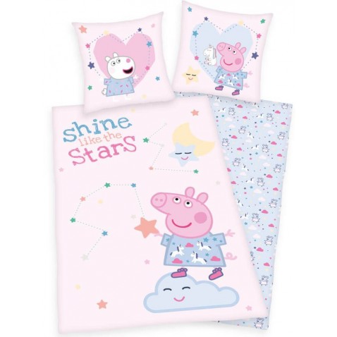 Povlečení Peppa Pig Shine like the Stars
