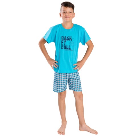 Chlapecké pyžamo Bettymode BASKETBALL krátký rukáv