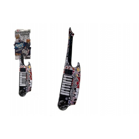 Kytara keyboard dotyková  77cm na baterie se zvukem