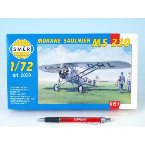 Model Morane Saulnier MS 230 9,4x14,6cm